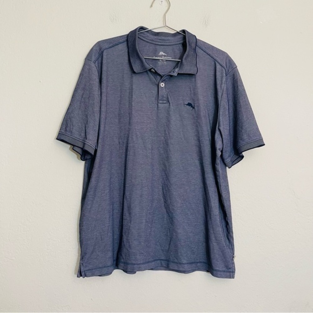 Tommy Bahama Supima Cotton Blend Men Polo Shirt Size XL
Color blue